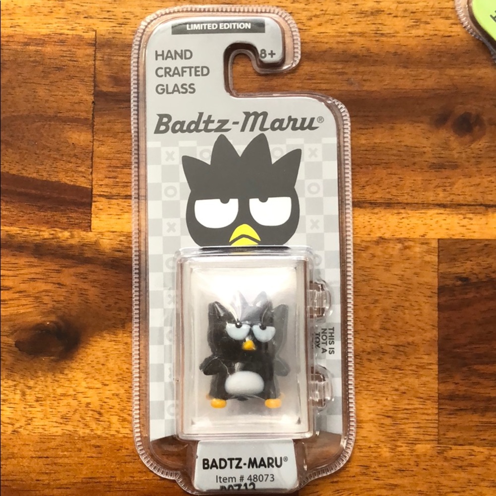 Hello Kitty’s friend, Badtz-Maru Glass Figurine